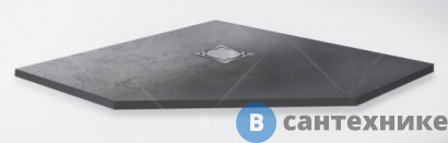 картинка Душевой поддон RGW ST/T*-0099G 90*90*2,5 графит/трапеция (16155099-02), без сифона