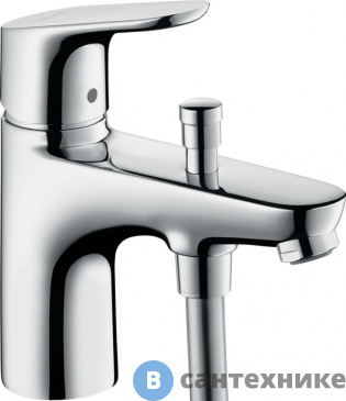 картинка Смеситель Hansgrohe 31930000 Focus Monotrou, на борт ванны