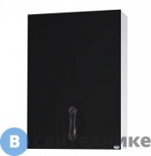 Шкаф Bellezza Лагуна-50 подвесной черный (4642106180048) /1600/