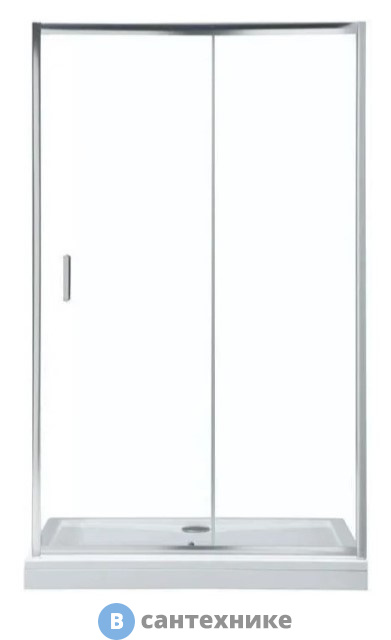 Душевая дверь Aquanet SD-1100A 110*190, стекло, прозр (273605)