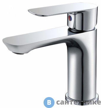 картинка Смеситель ABBER Weiss Insel AF8010 для раковины, хром