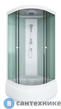 картинка Душевая кабина Arcus S-40 (80x80) матовое стекло, высокий поддон