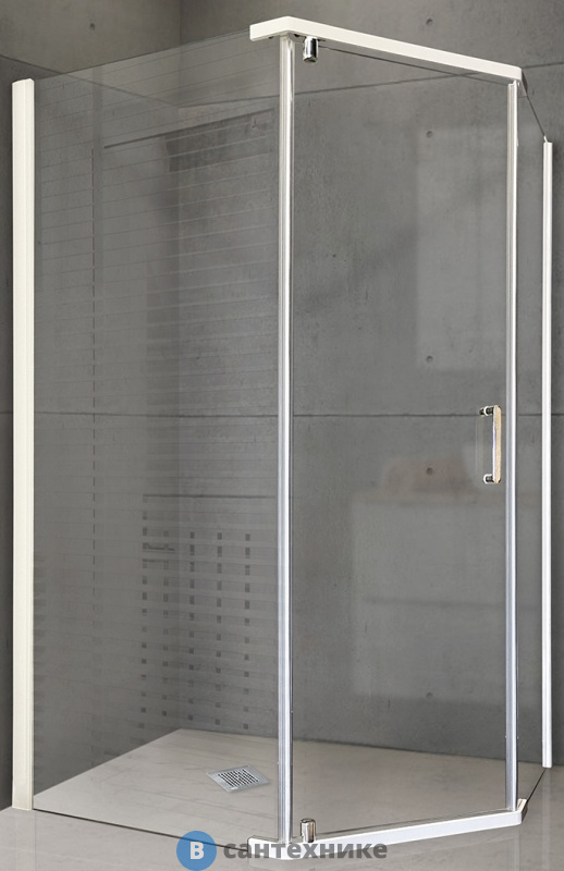 Душевой уголок Royal Bath RB 1280TR-T 80х120х185 (прозрачное) (RB1280TR-T), без поддона