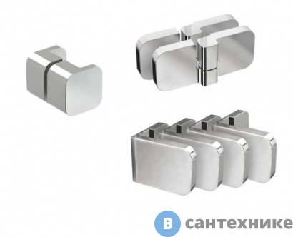 картинка Набор фурнитура Ravak B SET BSD3-L 100, 110 хром (D01000A088)