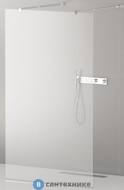 Душевая перегородка Cezares LIBERTA-L-2-130-120-C-Cr с возможностью двустороннего входа 1300x1200x1950 мм