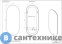 картинка Зеркало Cersanit ECLIPSE Fusion 60x145 с подсветкой овальное (64816)