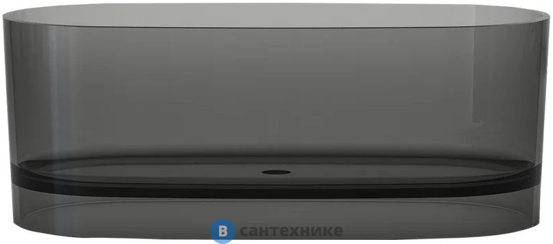 Акриловая ванна Black&White SB3020 Smoky Grey (1700x780x560)