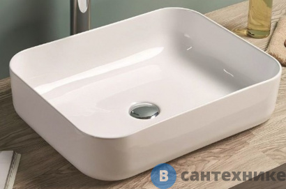 картинка Раковина Art & MAX накладная AM-78109, белый, 500х390х130