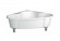Ванна акриловая BelBagno BB07 150х150 отдельностоящая