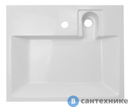 картинка Раковина AZARIO Element (595*490*75) +сифон (CS00082280)