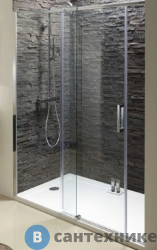 картинка Дверь Jacob Delafon CONTRA E22C170-GA раздвижная /170х195/ (прозр. стекло)