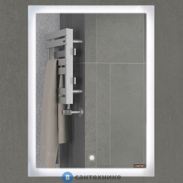 Зеркало Comforty Гиацинт 60 LED-подсветка, сенсор 600*800