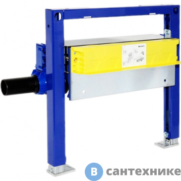 картинка Инсталляция Geberit 111.591.00.1 Duofix для душевых систем, 50 см, с водоотводом в стене, высота стяжки для напольного стока 90–200 мм