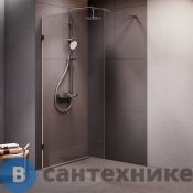 Душевая перегородка АМ.РМ W94UWI-100-F1-MTE X-Joy 100x195, стекло прозр. 8 мм, фурнитура мат. хром