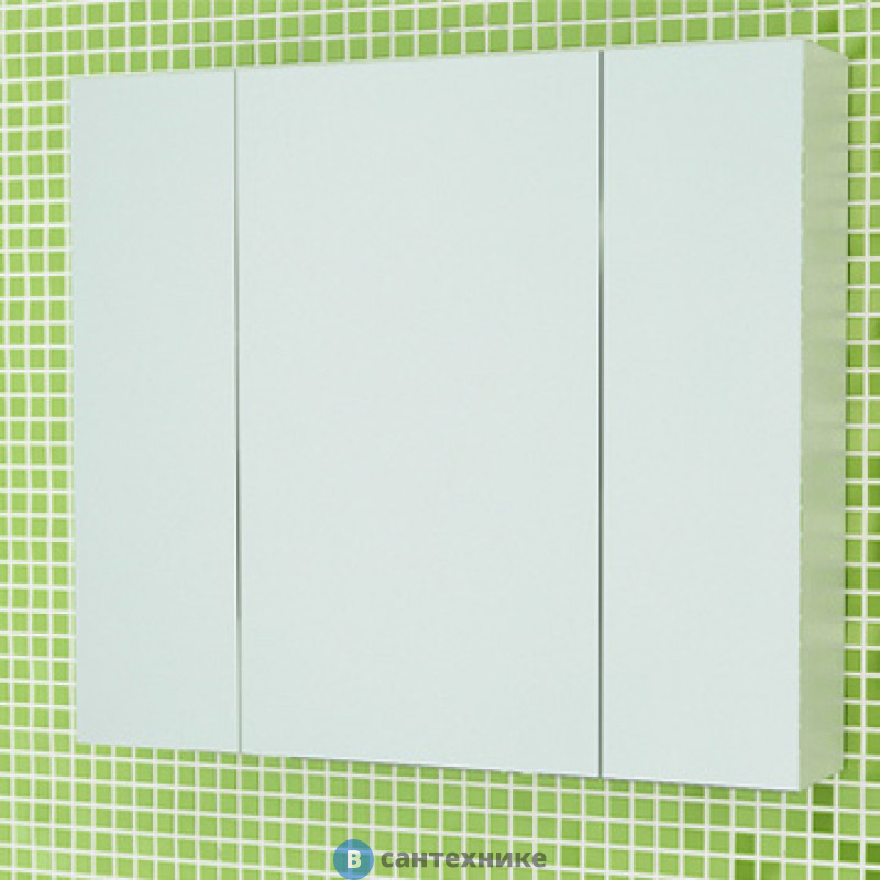 Зеркало-шкаф Comforty Римини-80 белый