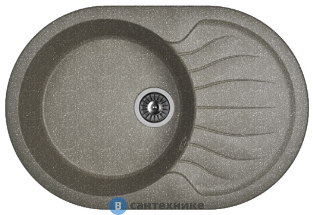 Кухонная мойка Dr. Gans Берта 760, чёрный CMc (25.040.C0760.407)