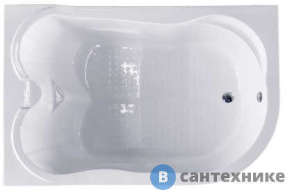 картинка Акриловая ванна Royal Bath NORWAY RB331100 L 180х120х66 (RB331100SB-L)