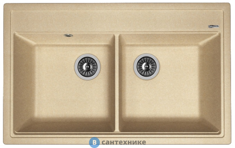 Кухонная мойка FLORENTINA Липси 820, песочный FG (20.370.E0820.107)