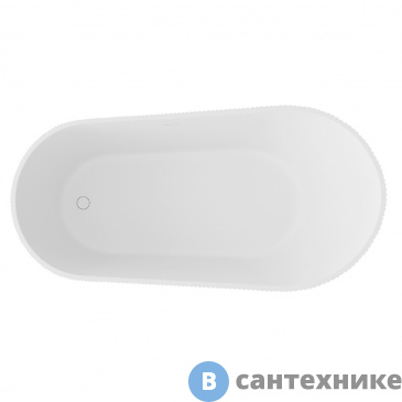 картинка Акриловая ванна ABBER AB9445MW белая матовая