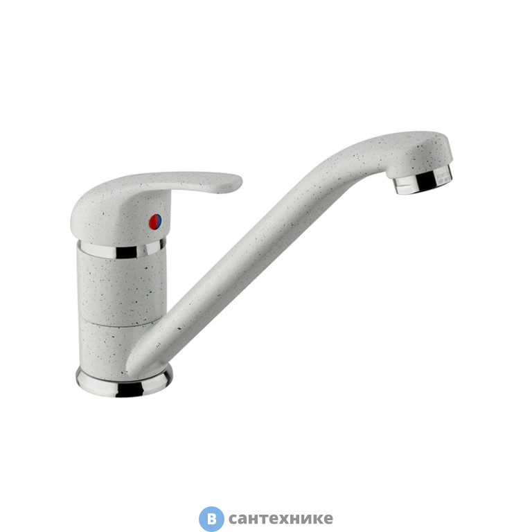 Смеситель Paini Jolly 6990573Z1KM для кухни, ultrawhite