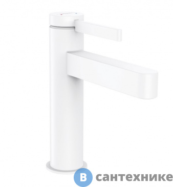картинка Смеситель Hansgrohe 76020700 Finoris для раковины, белый матовый