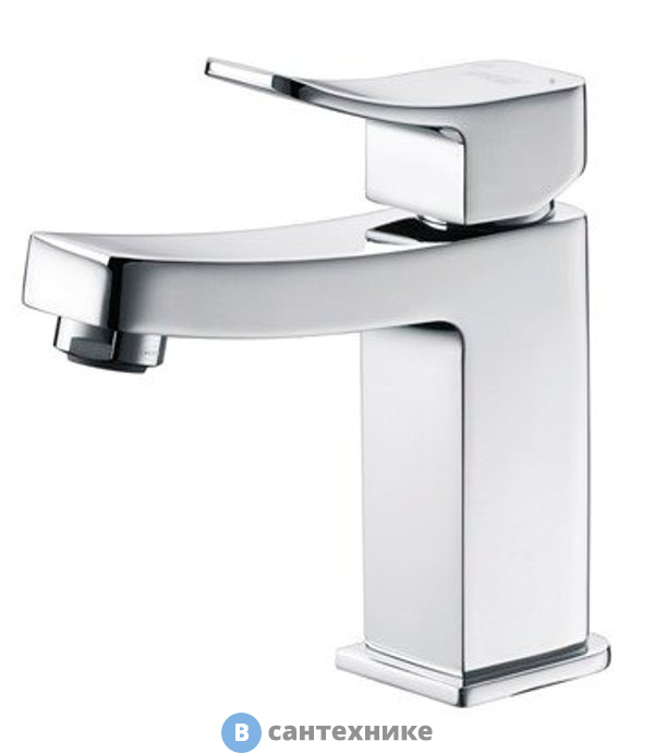 Смеситель WasserKRAFT Aller 1064 для раковины латунь, хромоникелевое покрытие