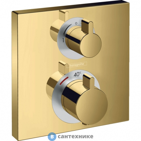 Смесиетль Hansgrohe 15714990 Ecostat Square для душа термостат (внешняя монтажная часть)