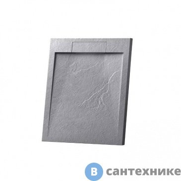 картинка Душевой поддон Vincea VST-4SRL9090G, 900*900*25 из искусственного камня, серый