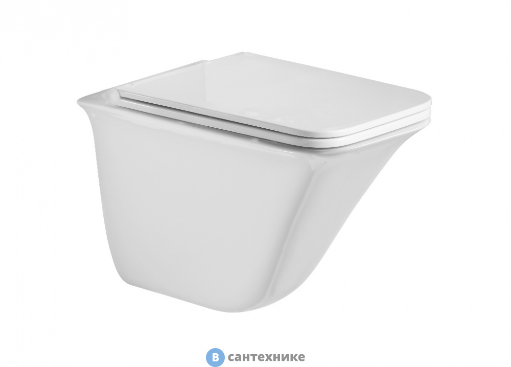 Унитаз с инсталляцией WELTWASSER и кнопкой смыва (MARBERG 410 + ROTBACH 004 GL-WT + MAR 410 SE GL-WT)