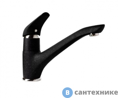 картинка Смеситель GranFest 6124 для кухни (черный)