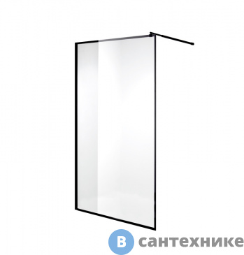 картинка Душевая перегородка Niagara NG-687-90 black (90x195)