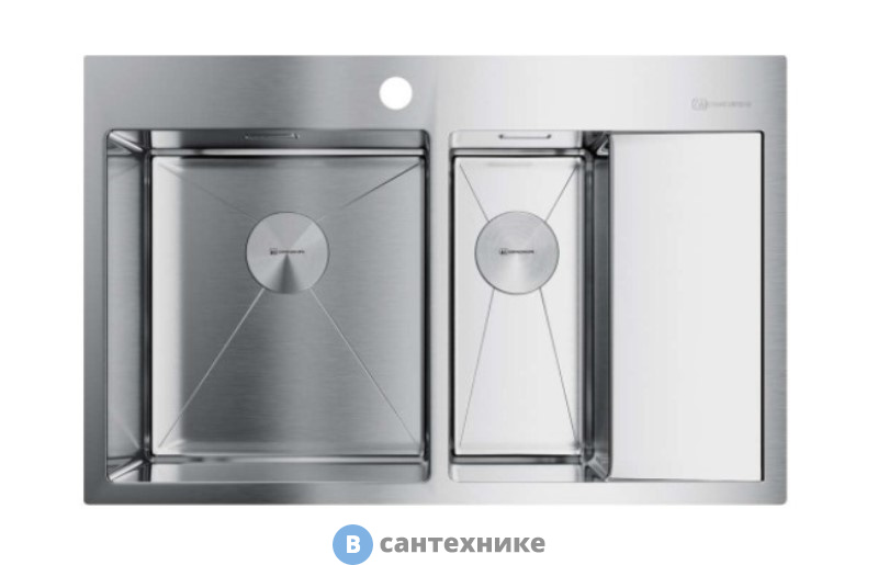 Кухонная мойка OMOIKIRI Akisame 78-2-IN-L (4973062)