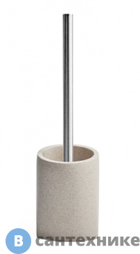 картинка Щетка для унитаза WasserKRAFT Ohre K-37727 полирезин, нержавеющая сталь