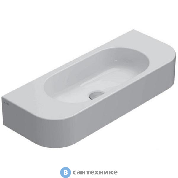 Раковина GLOBO Forty3 подвесная 70*27см, без отв-я под смеситель, без перелива, с креплением, белый (SCT70.BI*0)