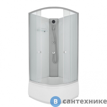 картинка Душевая кабина Niagara Eco E90/40/MT/BK (900х900х1950)