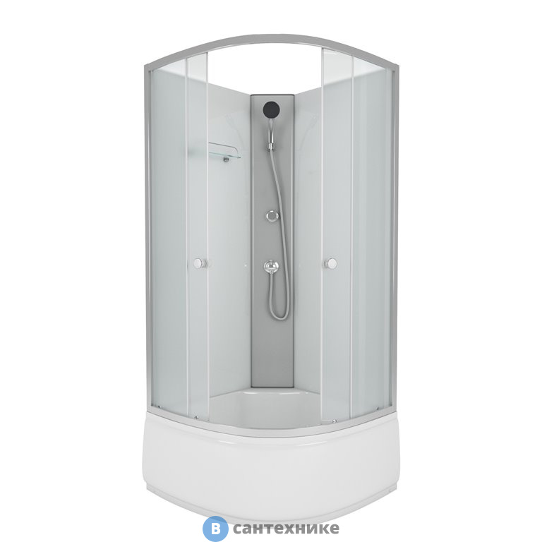 Душевая кабина Niagara Eco E90/40/MT/BK (900х900х1950)