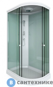 картинка Душевая кабина Arcus S-08 L new (120*80x215) матовое стекло