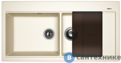 картинка Кухонная мойка FLORENTINA Россана, жасмин FS (20.335.E1000.201)
