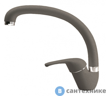 картинка Смеситель Dr. Gans РОНДО Черный для кухни (319.02H.1123.407)