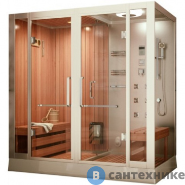 картинка Душевая кабина Frank F 921 L левосторонняя, с финской сауной