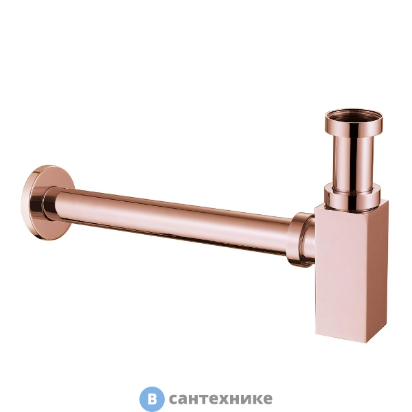 Сифон для раковины ABBER AF0031RG, розовое золото