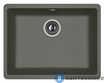картинка Кухонная мойка FLORTEK Ринг 500, чёрный FG (24.050.D0500.102)