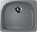 Кухонная мойка Ulgran U-408-309 темно-серый 600х520