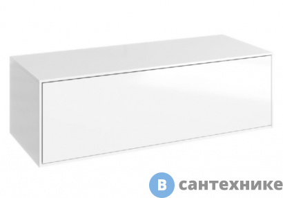 картинка Комод Aqwella Genesis 100 подвесной, белый (GEN0310W)