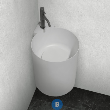 картинка Раковина ABBER Stein AS2625 подвесная белая матовая