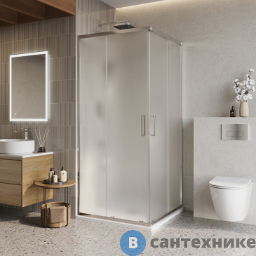 картинка Душевой уголок BelBagno LUCE-A-2-90-P-Cr без поддона