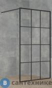Душевая перегородка Paini PAINI-WalkIN100G 100x195, рисунок решетка