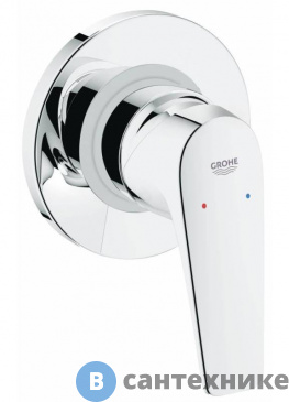 картинка Смеситель Grohe 29046000 BauFlow для душа, со встроен. механ.