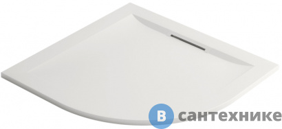 картинка Душевой поддон Jacob Delafon Flight Pure E62322-00 80x80, полукруг