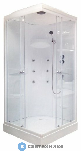 Душевая кабина Royal Bath RB 80HP2-M 800x800x2170 (матовое) (RB80HP2-M)